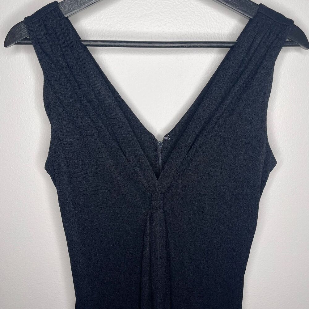 Vintage 1960's Mr. Boots Black Evening Dress Sz 11 Cocktail Party/Special Occ. - Picture 3 of 4